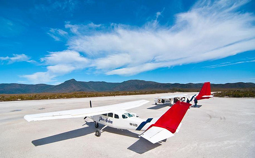 Par Avion are the only airline to fly into Melaleuca