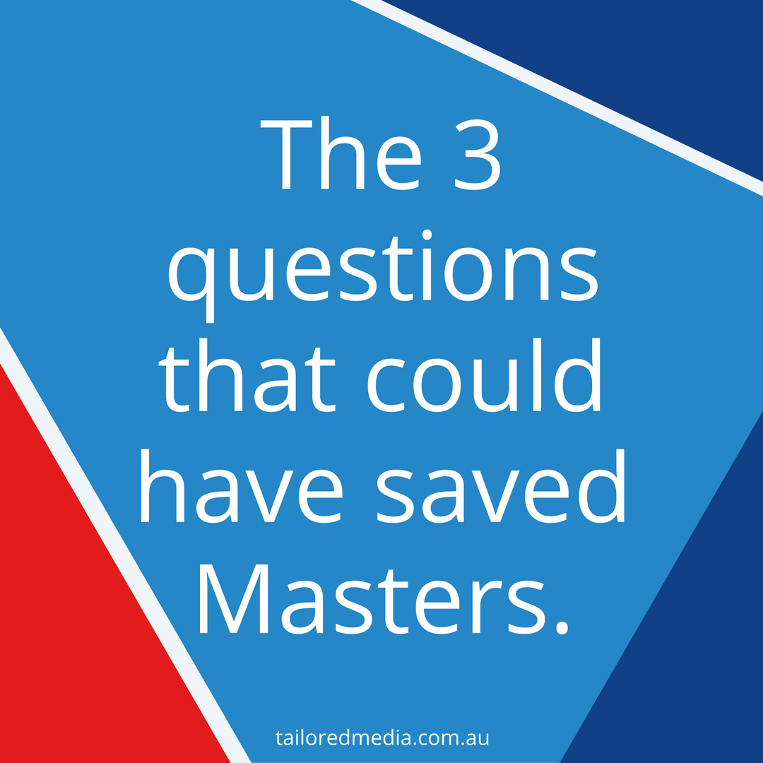 the questions that could have saved masters