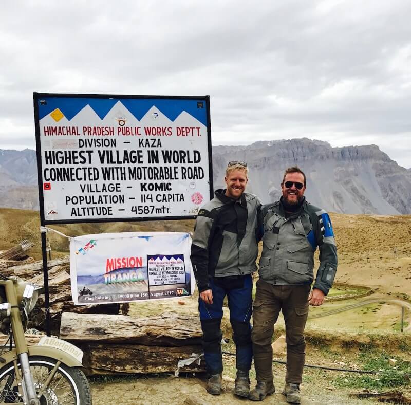 At the world's highest village accessible by road