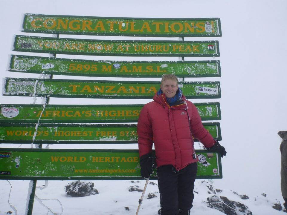 Top of Mt Kilimanjaro